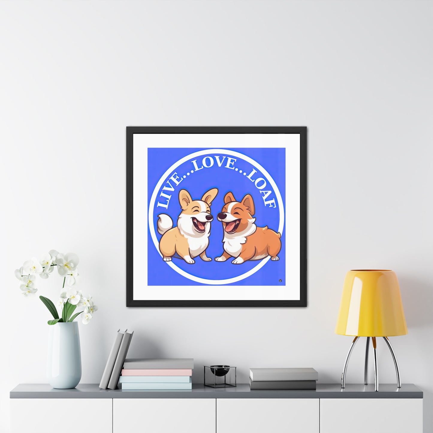 Live...Love...Loaf - Framed Print