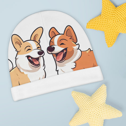 Corgi Couple - Baby Beanie