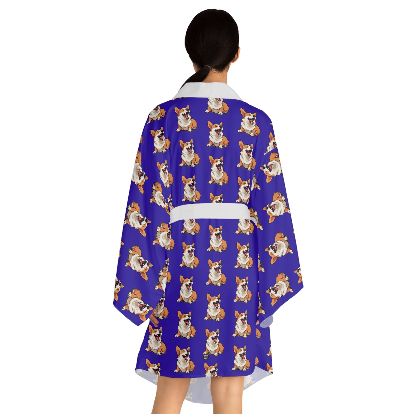 Comical Corgi Kimono Robe