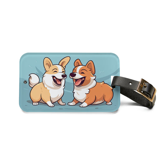 Corgi Couple - Luggage Tag