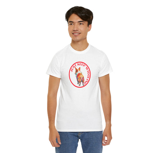 Just Keep Wiggling - Unisex Heavy Cotton Tee