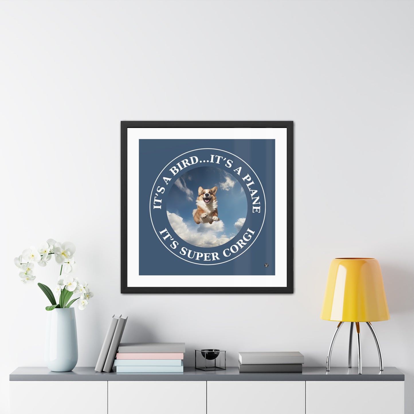Super Corgi - Framed Print