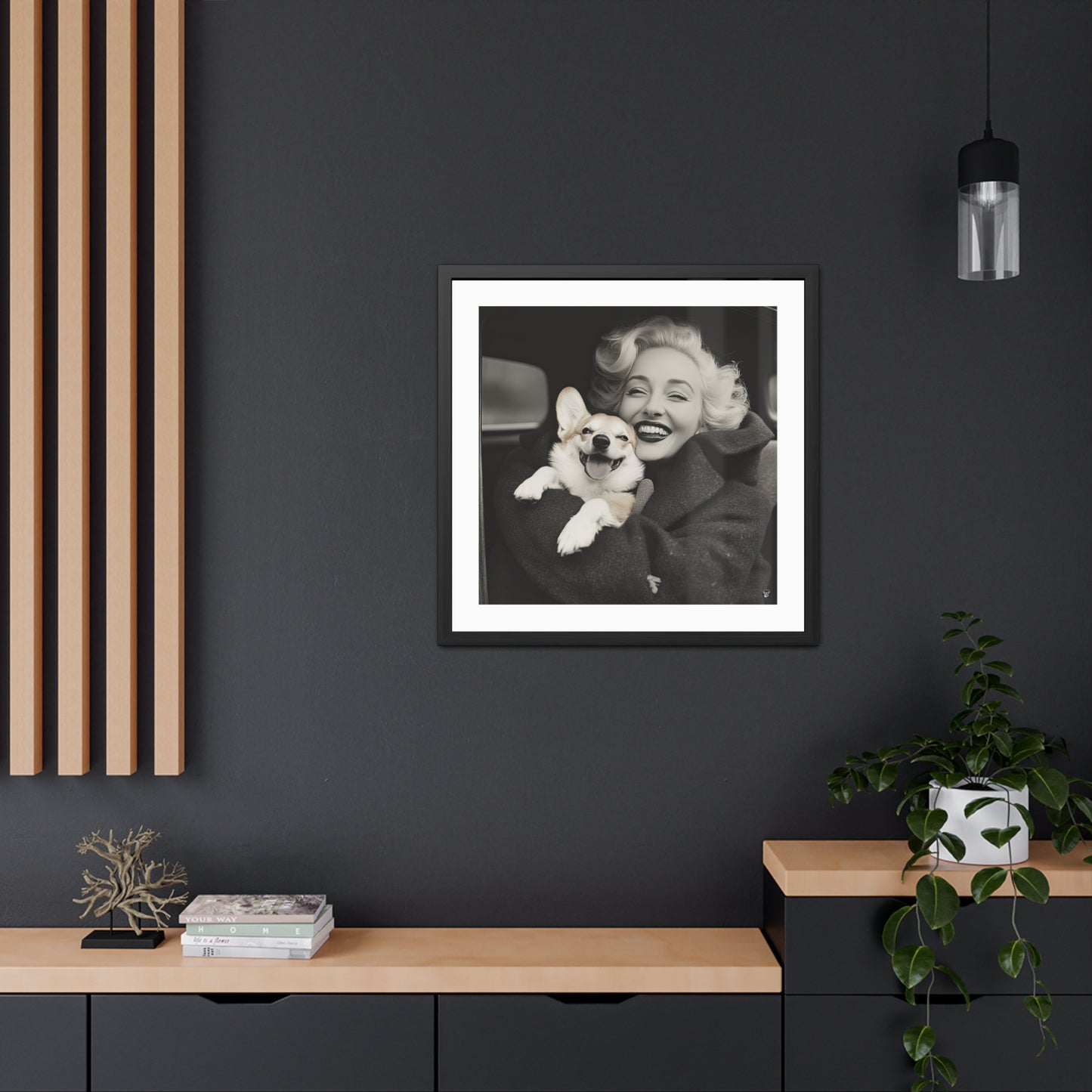 Marilyn's Bestie Framed Print