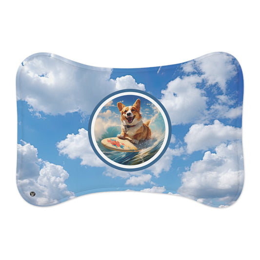 Cowabunga Corgi - Feeding Mat