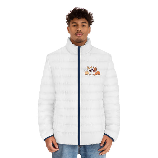 Corgi Couple - Puffer Jacket