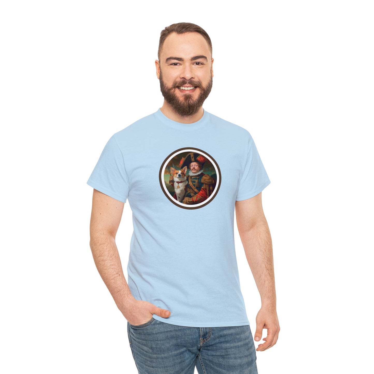 First Royal Corgi - Unisex Heavy Cotton Tee