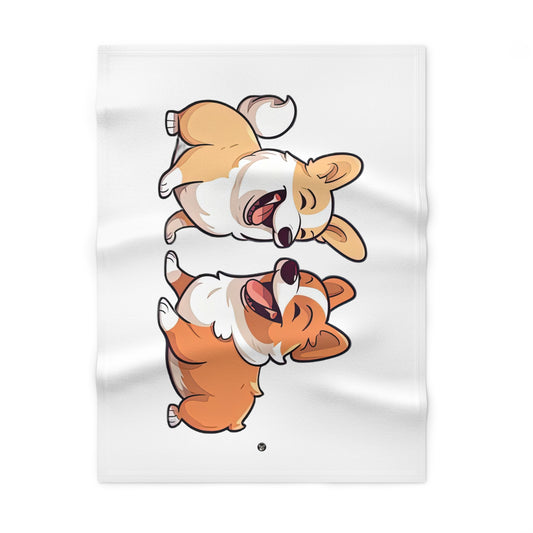 Corgi Couple - Baby Blanket