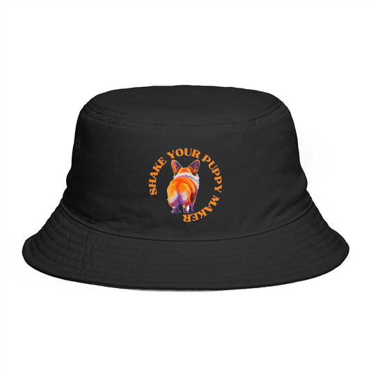 Shake Your Puppy Maker Black Bucket Hat
