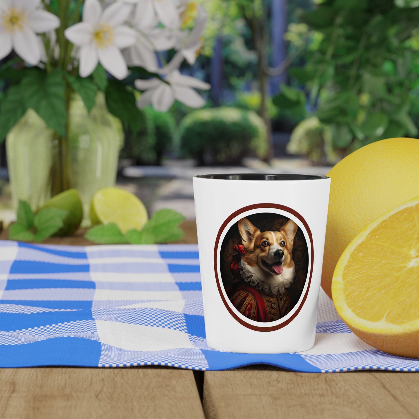 Renaissance Corgi - Espresso/Shot Glass
