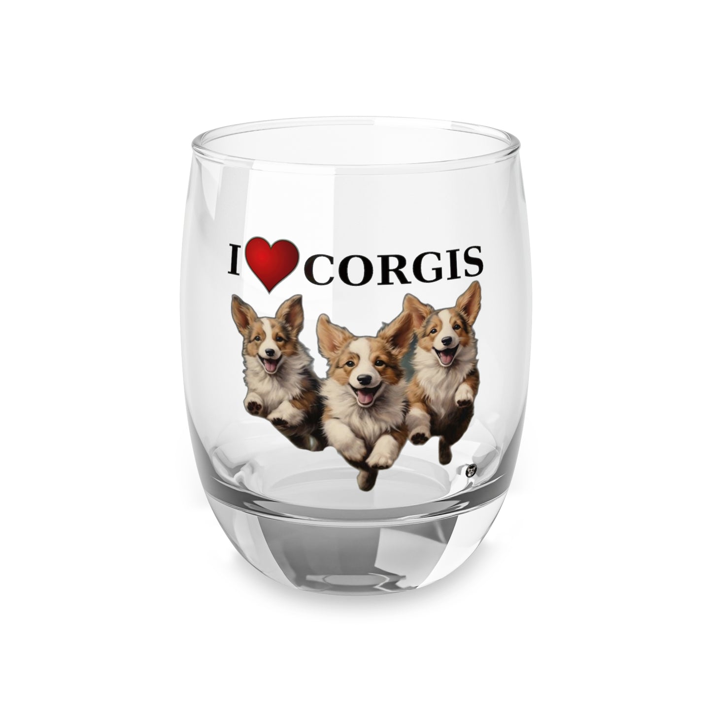I Heart Corgis - Whiskey/Juice Glass