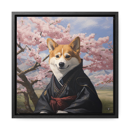 Zendog - Framed on Canvas