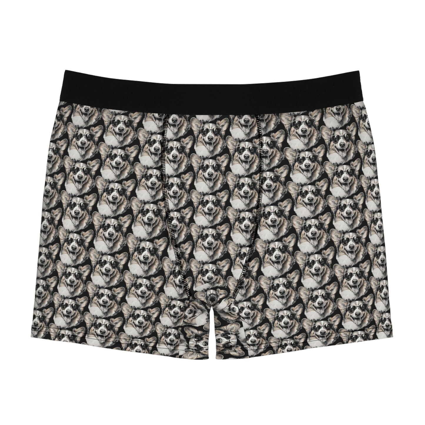 Corgi Cool Mosaic Boxer Briefs