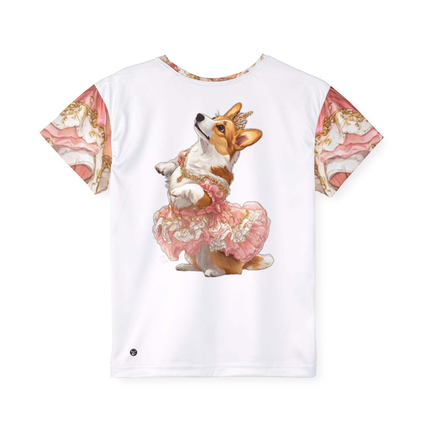 Princess Corgi Kid's Sports Tee