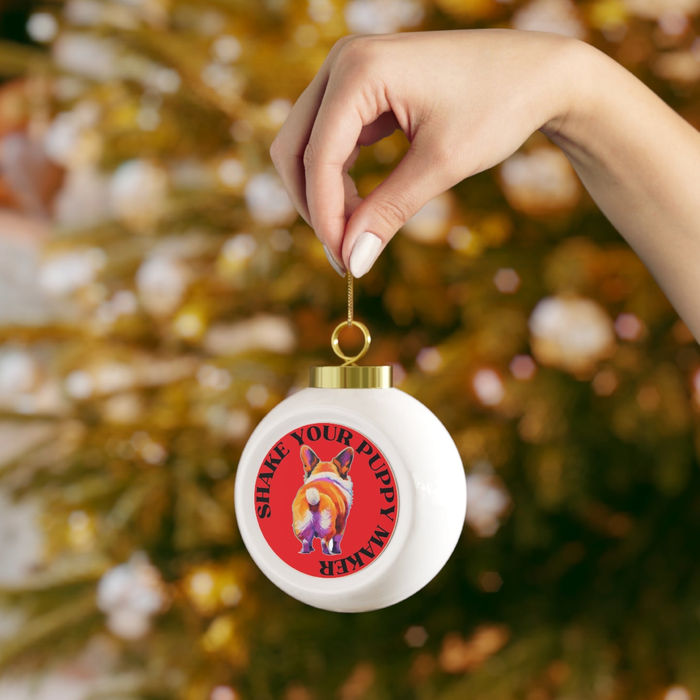 Shake Your Puppy Maker - Christmas Tree Ball