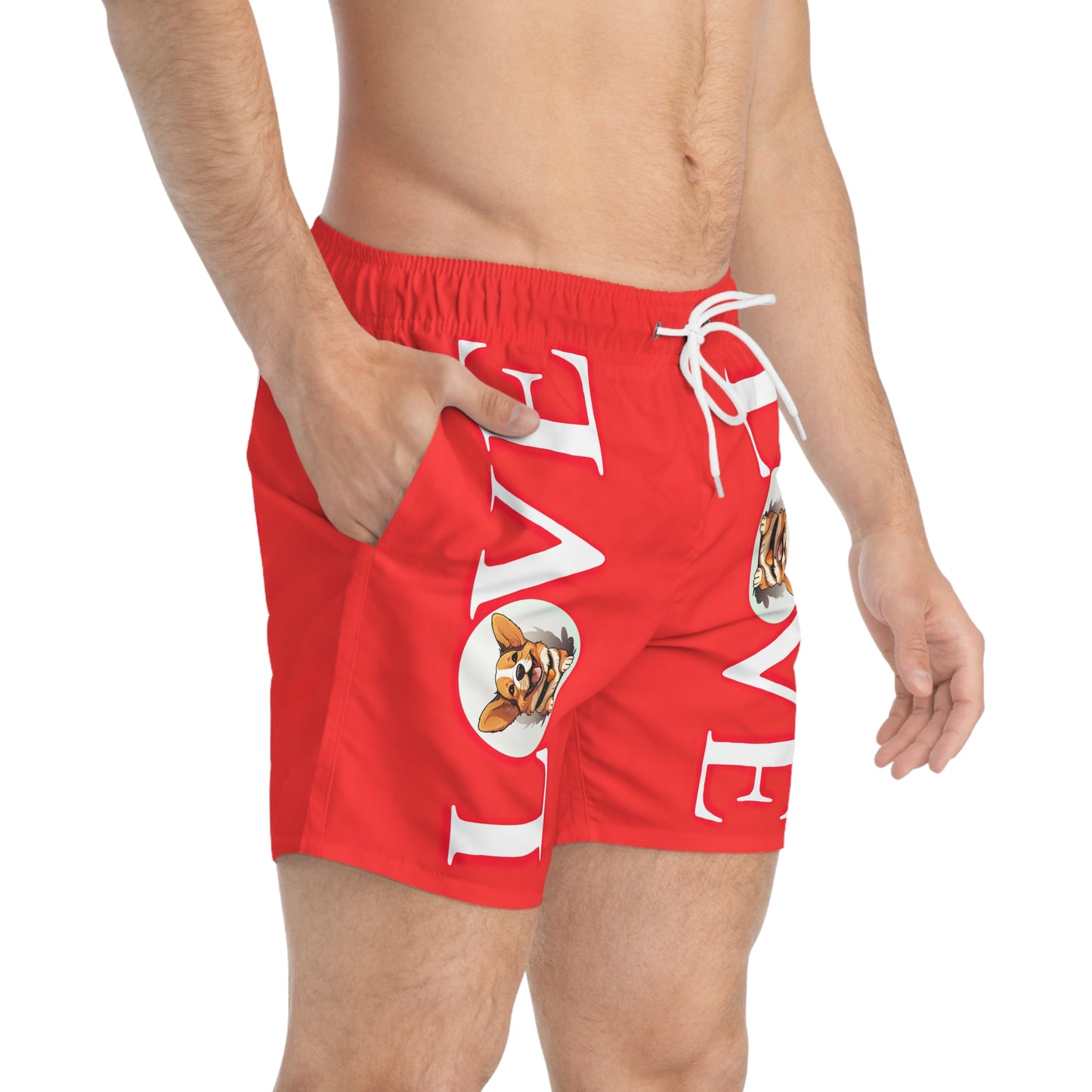 More Love Swim Trunks