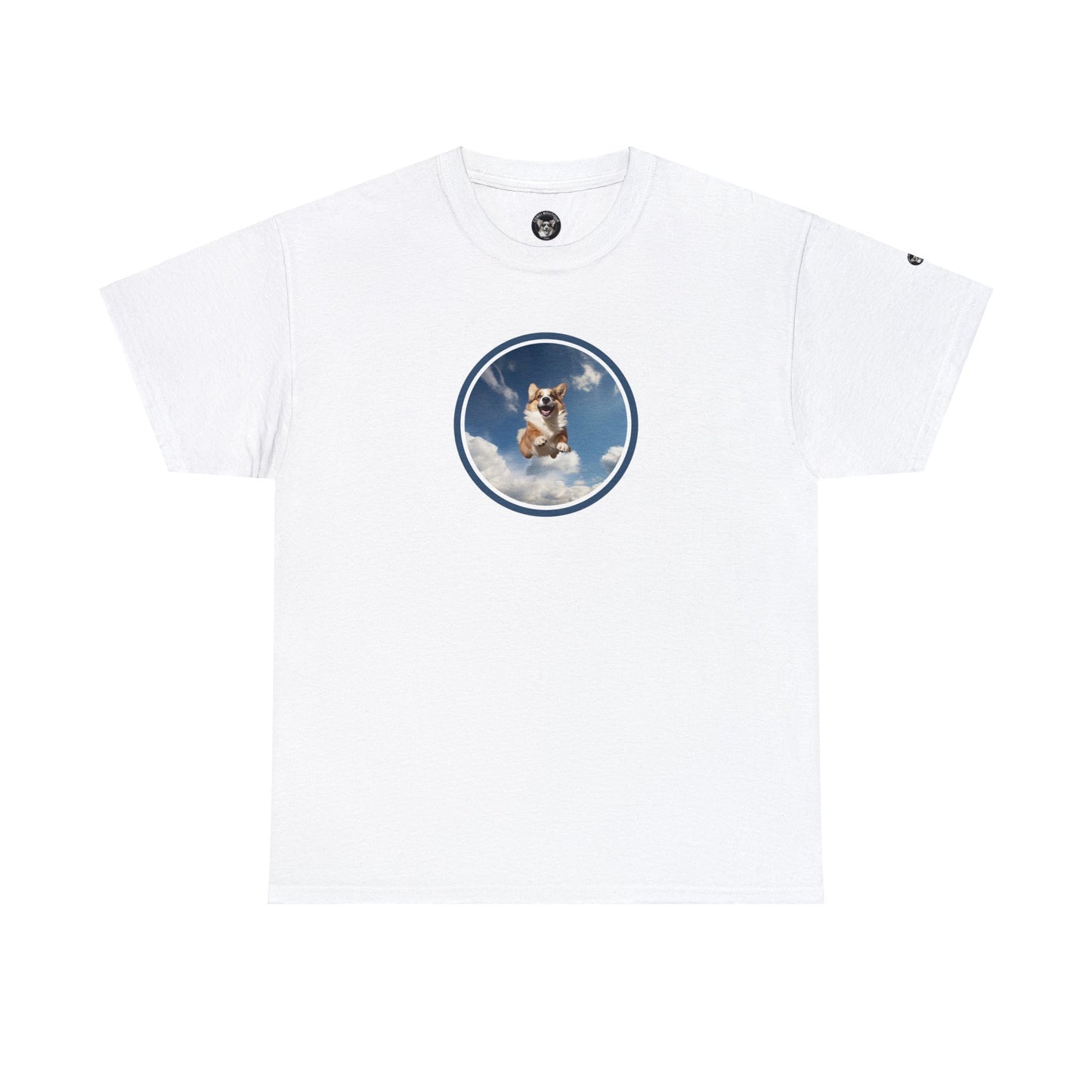 Flying Corgi - Unisex Heavy Cotton Tee