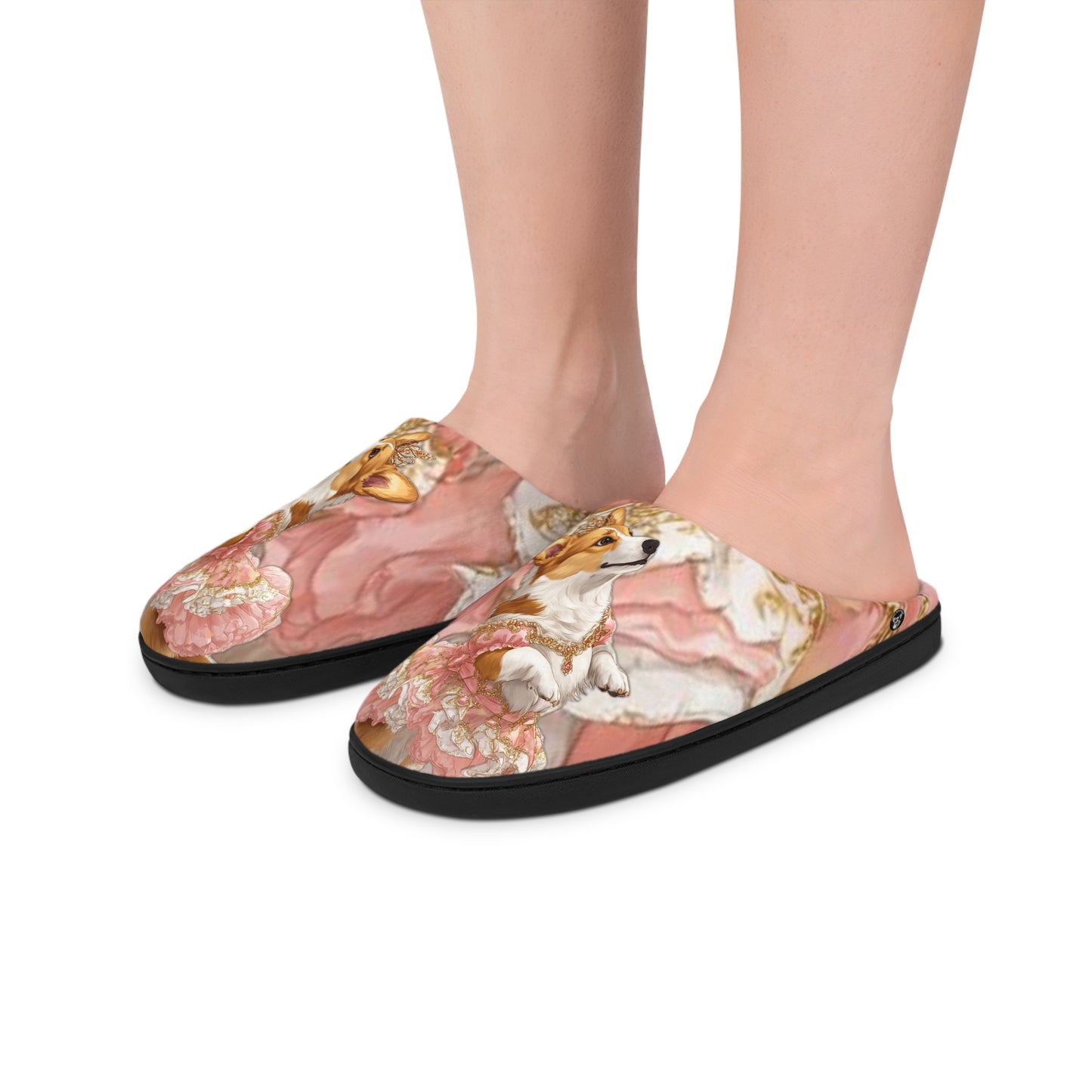 Princess Corgi Men's Slippers