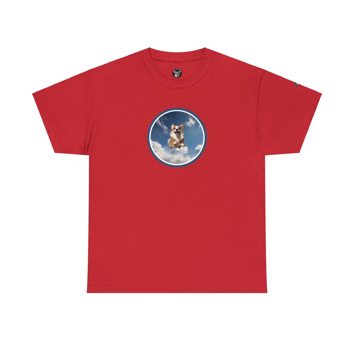 Flying Corgi - Unisex Heavy Cotton Tee