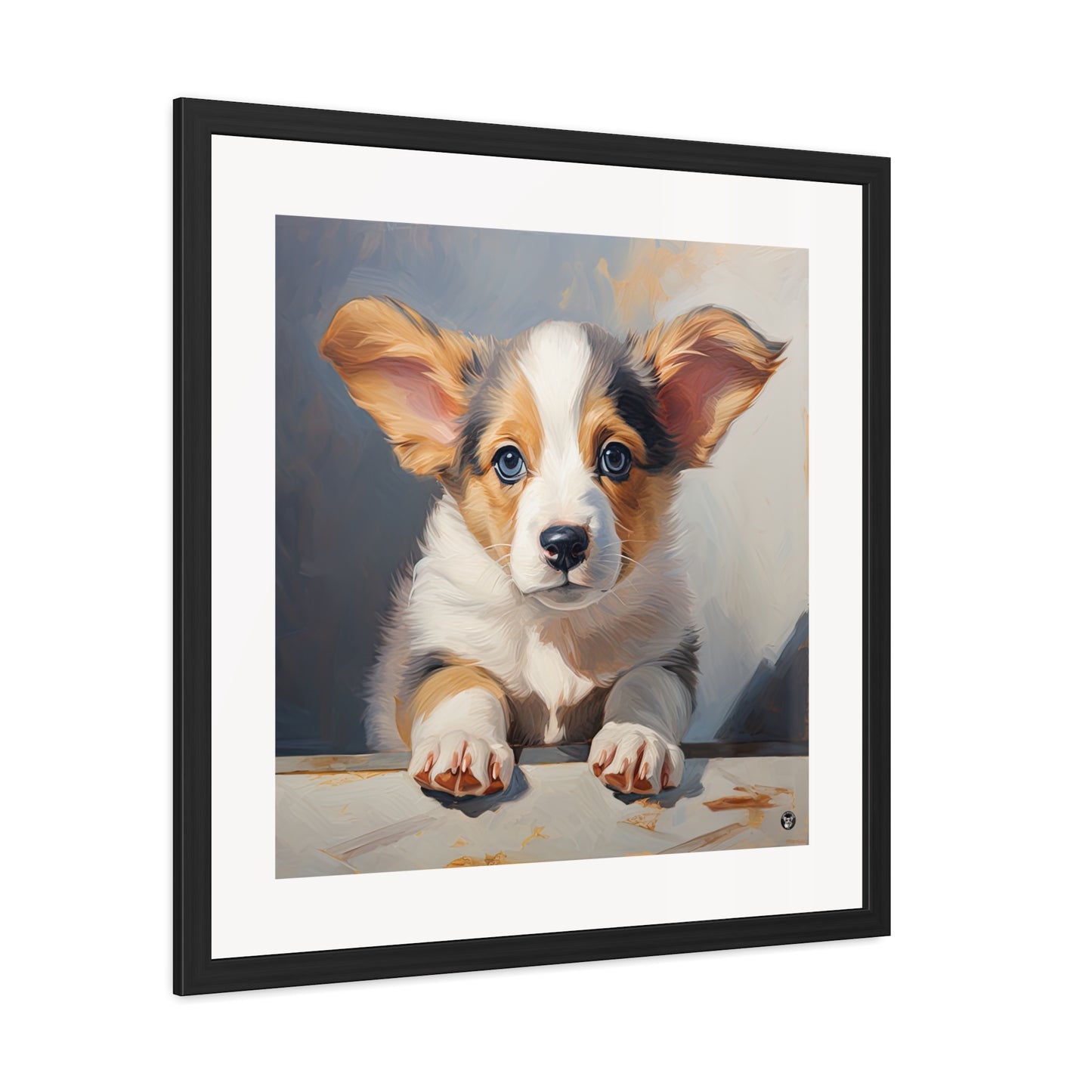 Tableau encadré Portrait de chiot