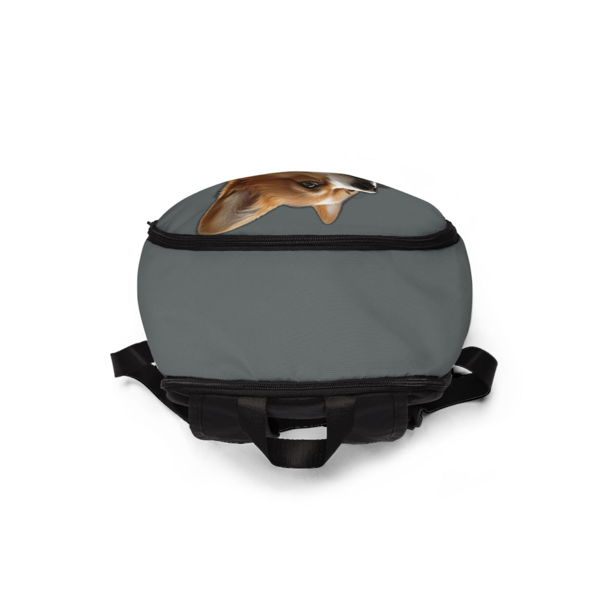 Leader of the Pack Corgi Backpack — Gray Corgi Rucksack
