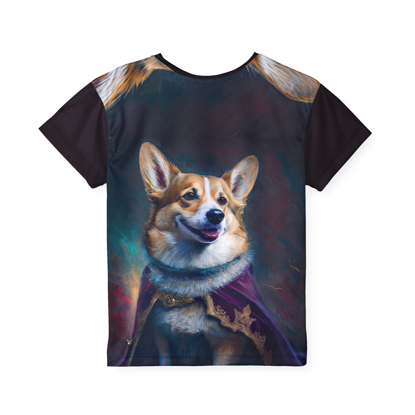 Corgi Royalty Kid's Sports Tee