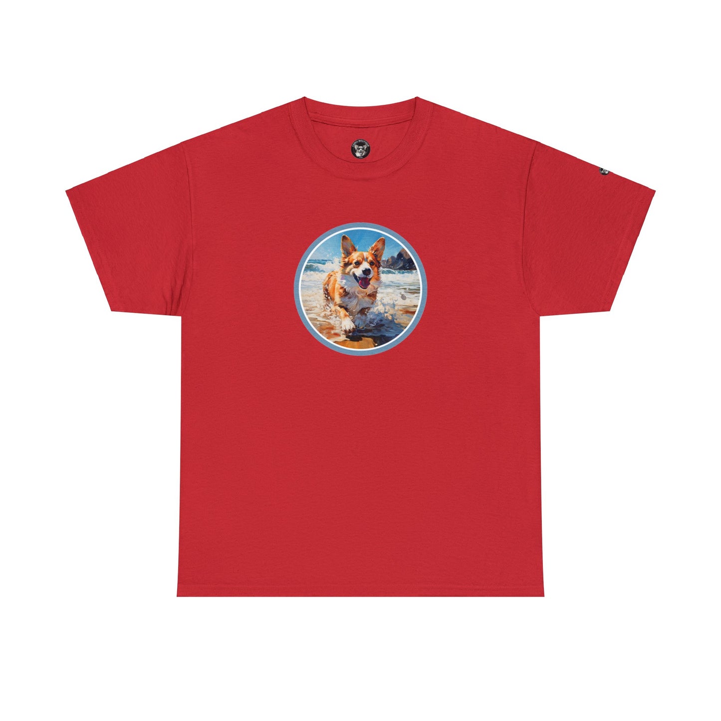 Coastal Corgi - Unisex Heavy Cotton Tee