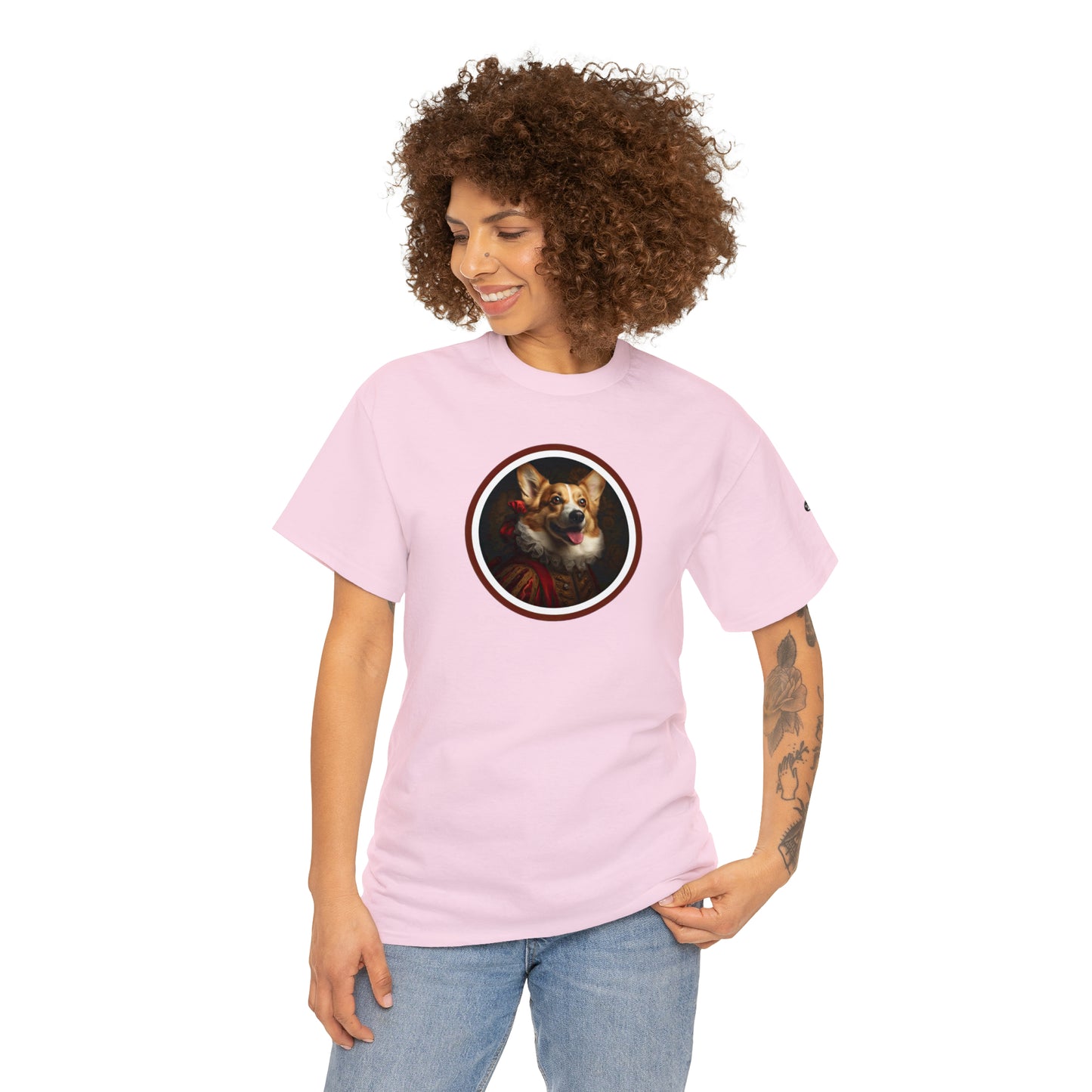 Renaissance Corgi - Unisex Heavy Cotton Tee