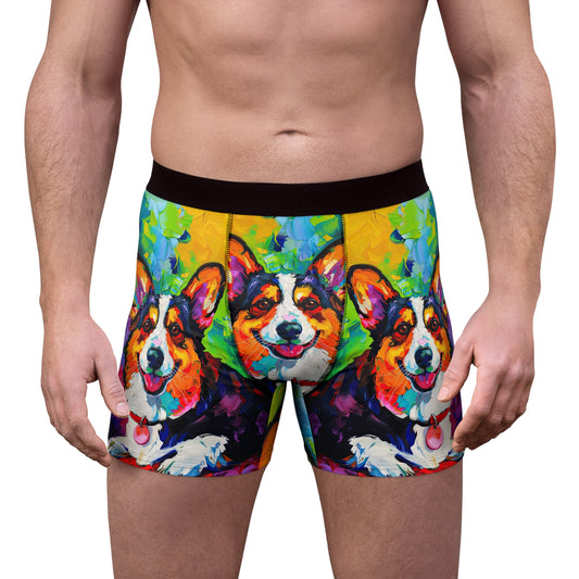 Colorful Corgi Boxer Briefs!