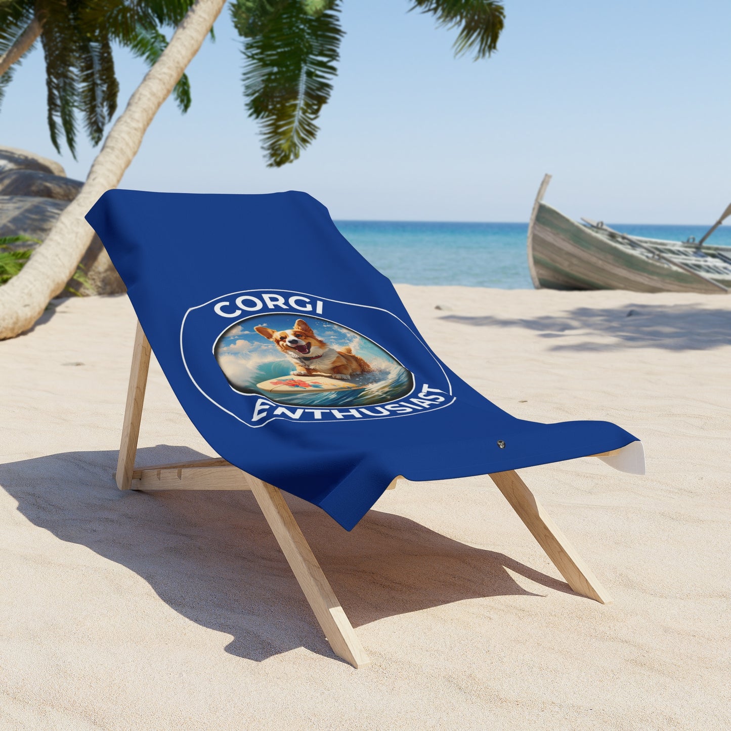 Corgi Enthusiast - Beach Towel