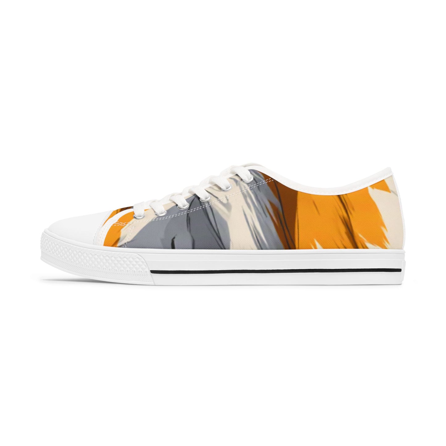 Boss Dog Corgi Artistic Portrait Casual Canvas Multicolor Design Women's Low Top Sneakers