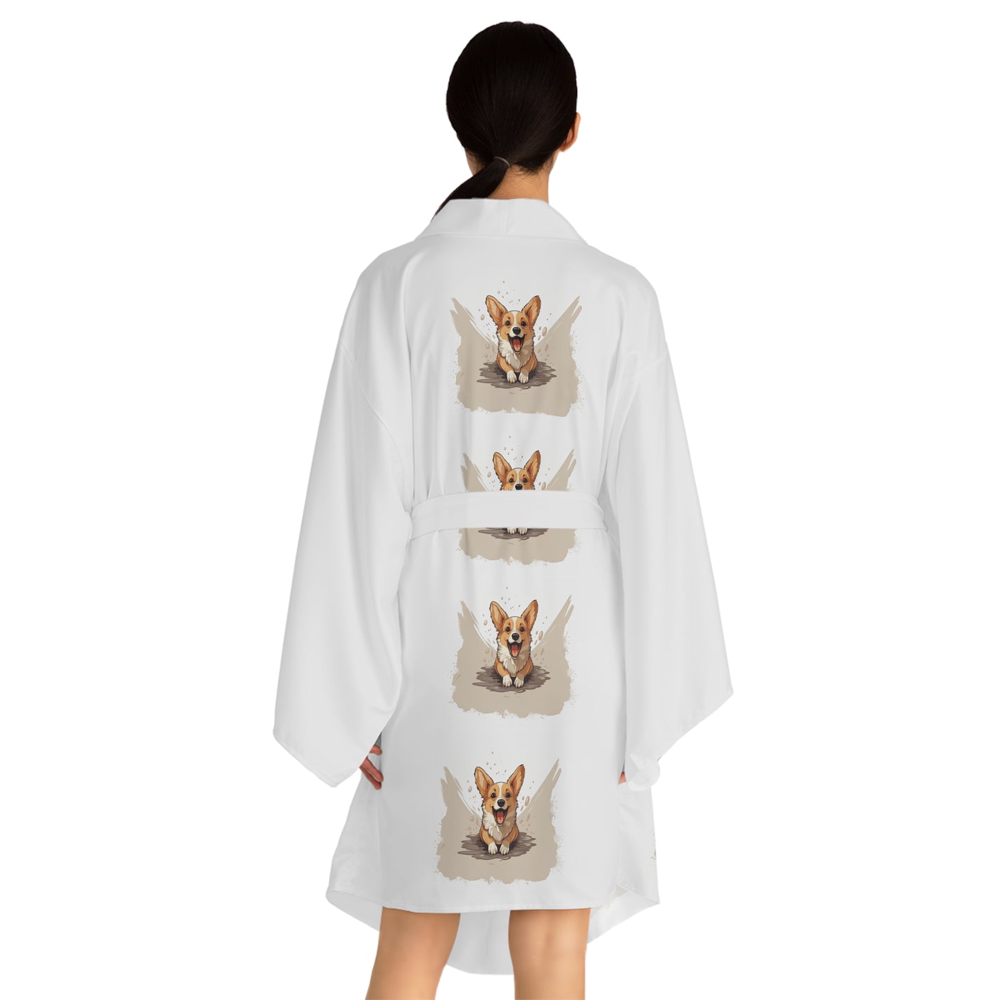 Corgi Cuteness Kimono Robe