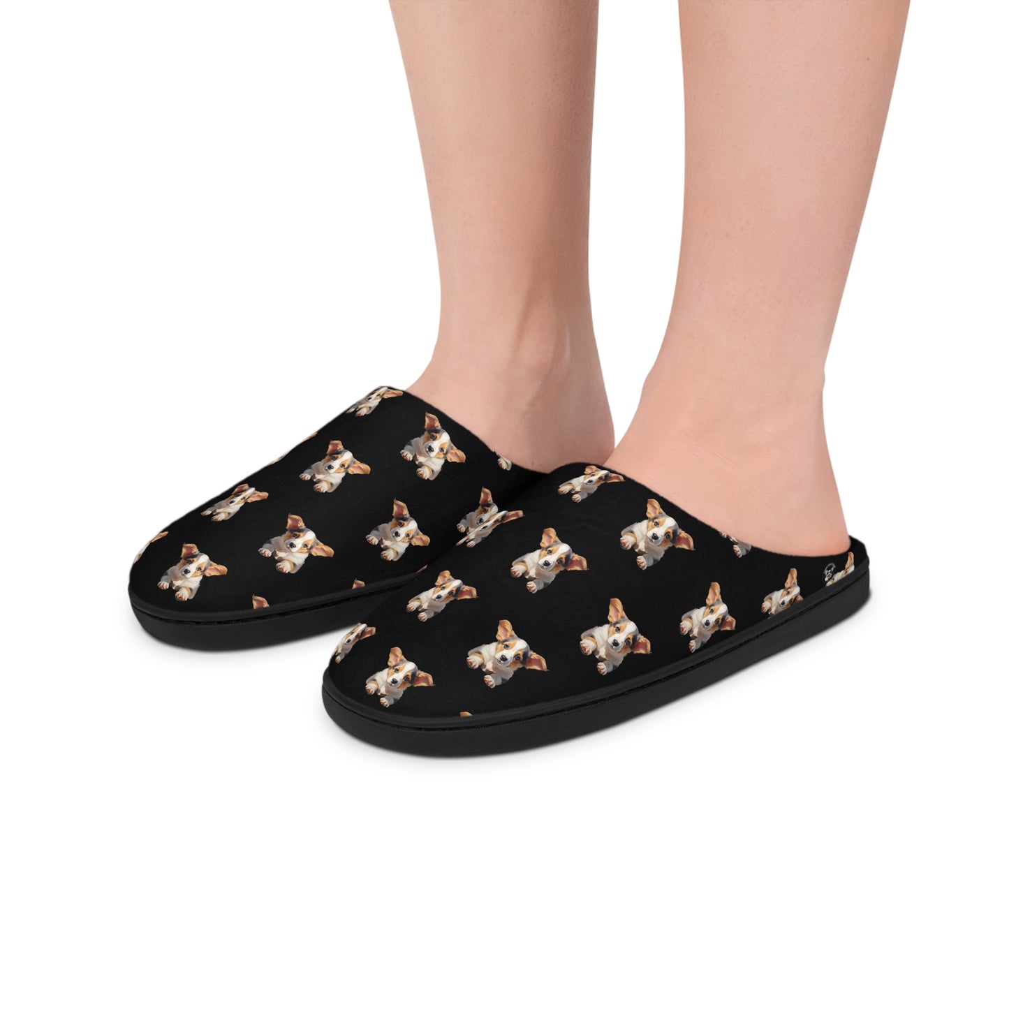 Puppy Portrait Women's Slippers