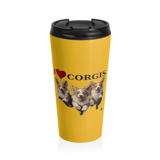 I Heart Corgis - Travel Mug