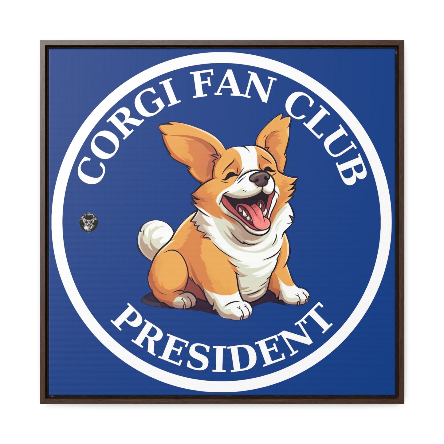 Fan Club President - Framed on Canvas