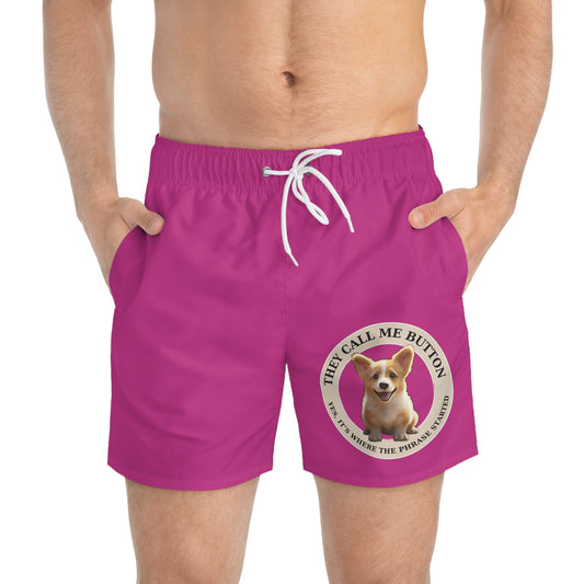 Cute as a Button - Swim Trunks