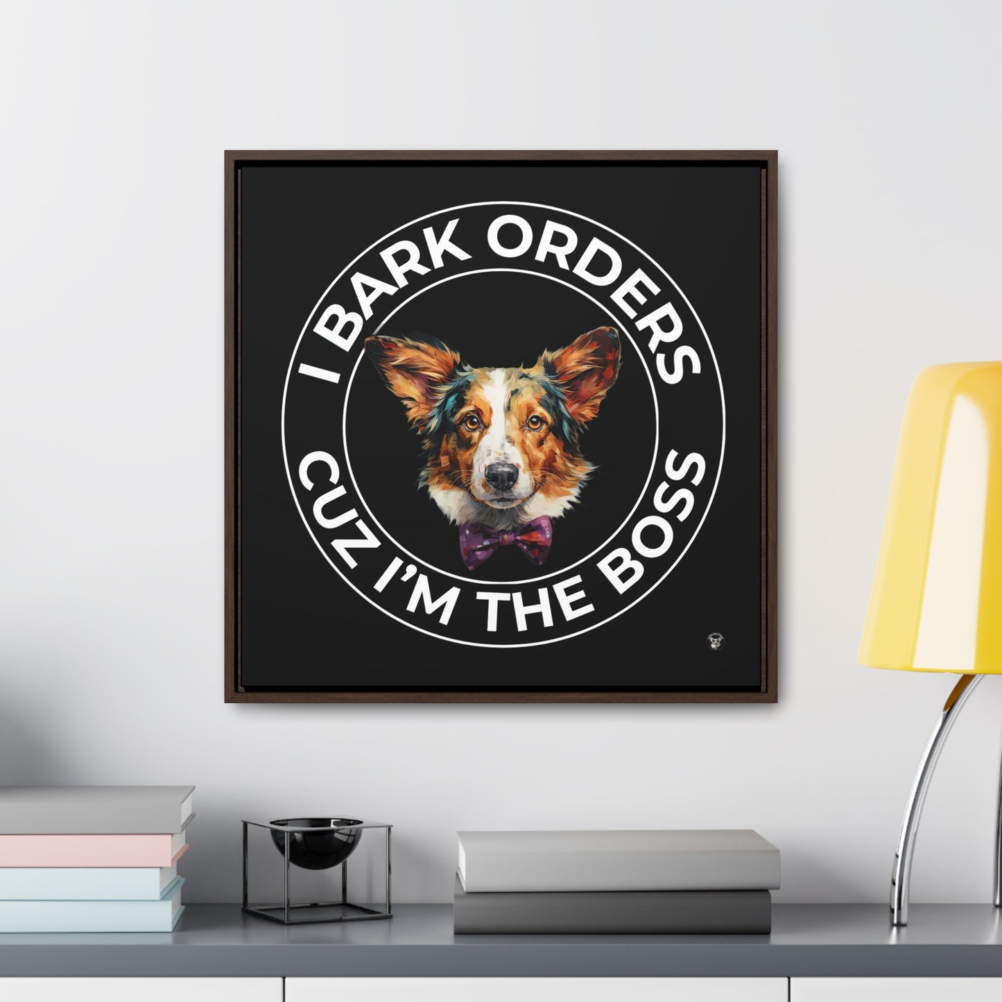 The Boss - Framed on Canvas
