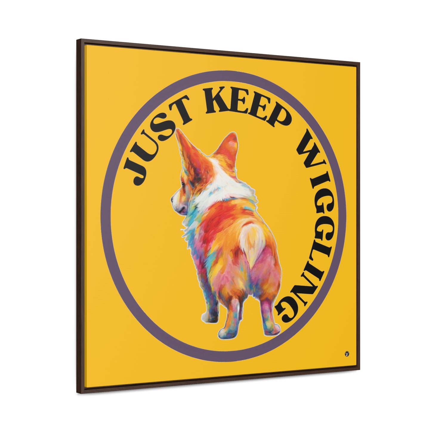 Just Keep Wiggling - Framed on Canvas