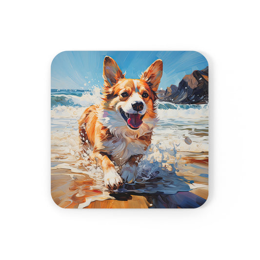Coastal Corgi - Coasters