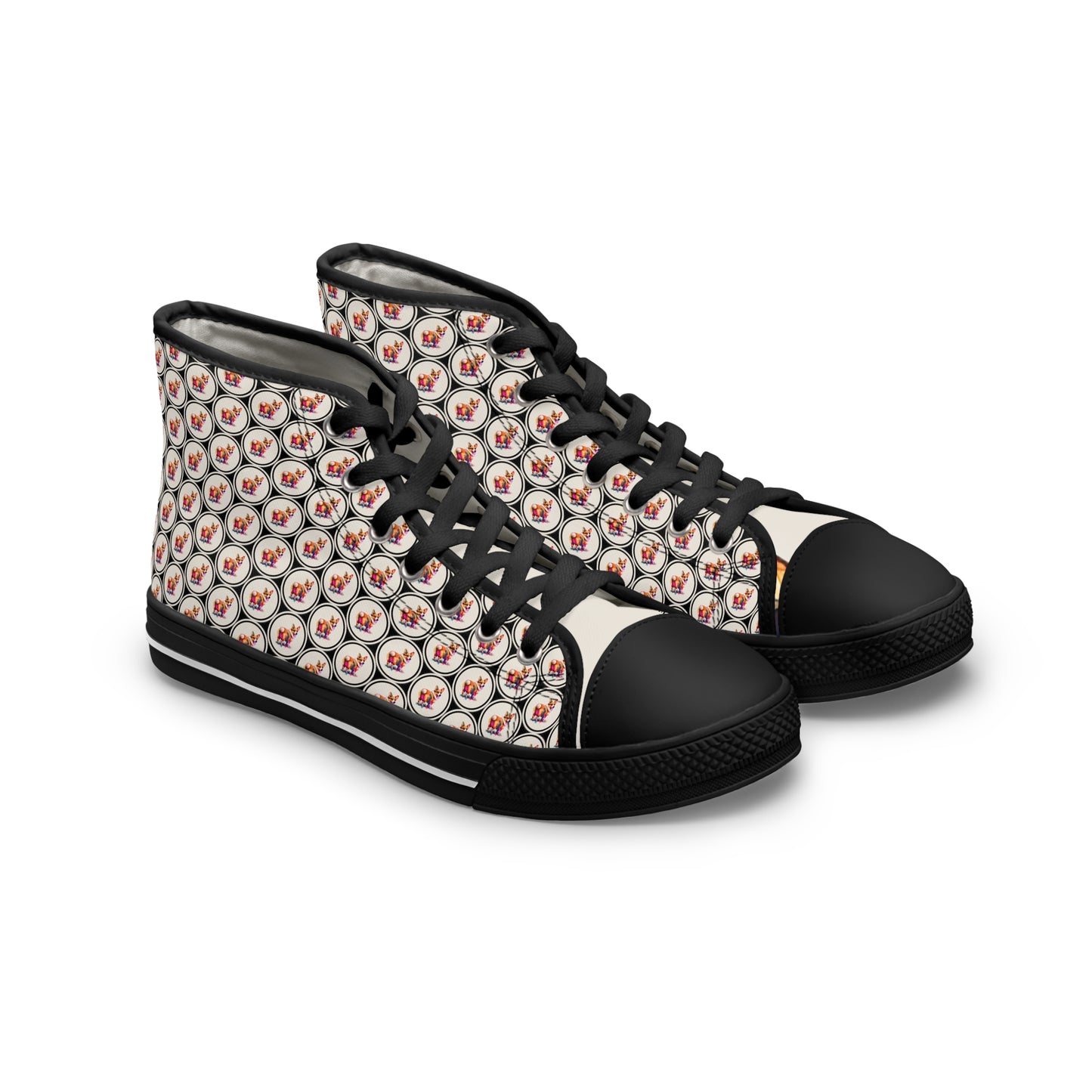The Observer Mosaic - Women's High Top Sneakers