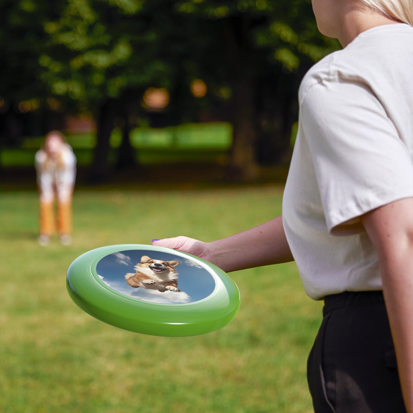 Flying Corgi - Wham-O Frisbee