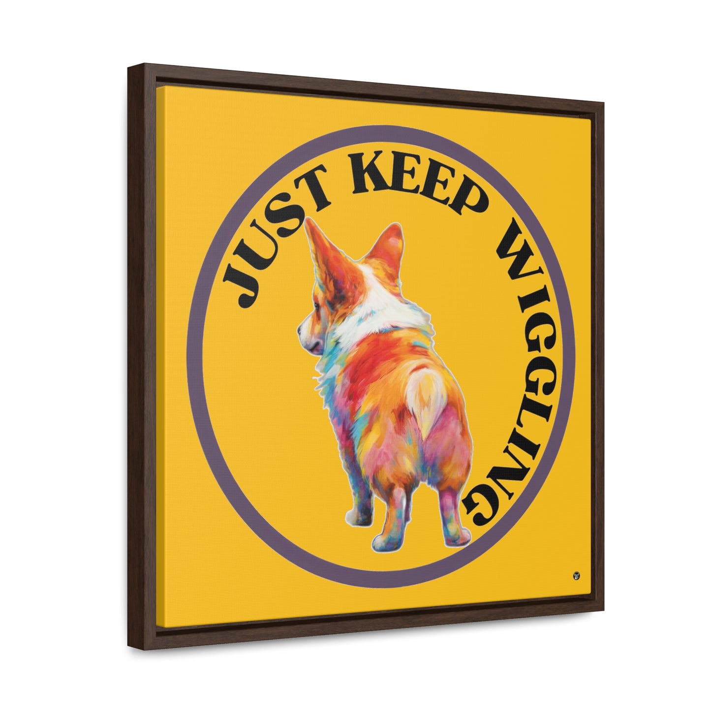 Just Keep Wiggling - Framed on Canvas