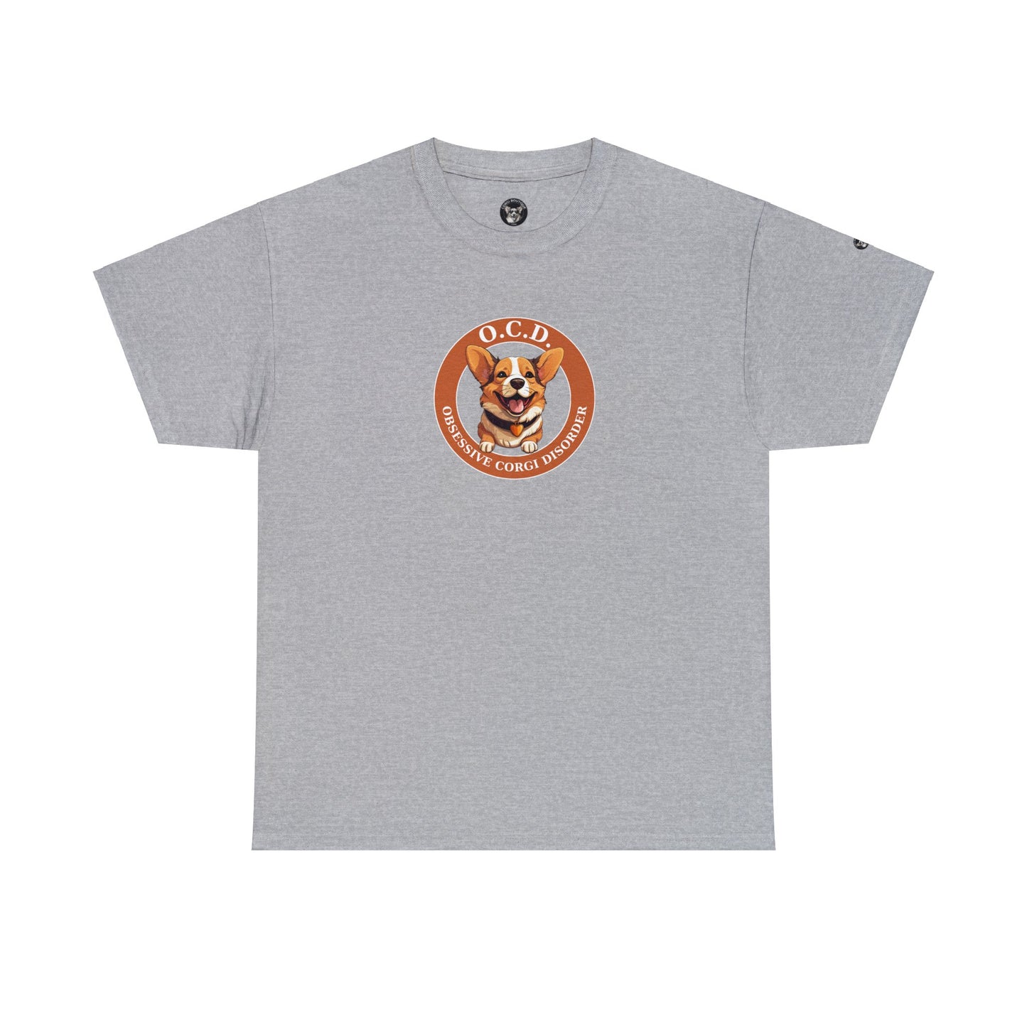 O.C.D. Obsessive Corgi Disorder - Unisex Heavy Cotton Tee