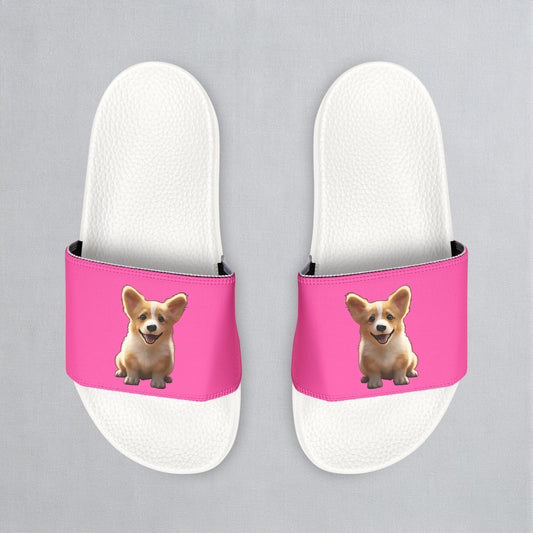Sweetness Hot Pink Women's Slide Sandals - Corgi Pool & Beach Slides