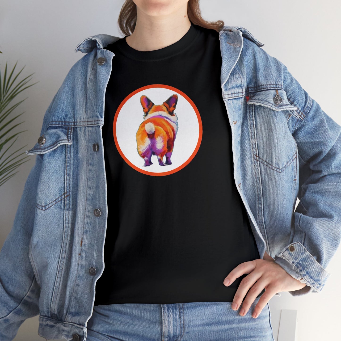 Corgi Butt - Unisex Heavy Cotton Tee