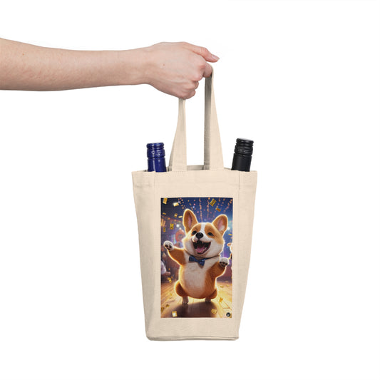 Party Pup - Double Wine Bottle Tote Bag