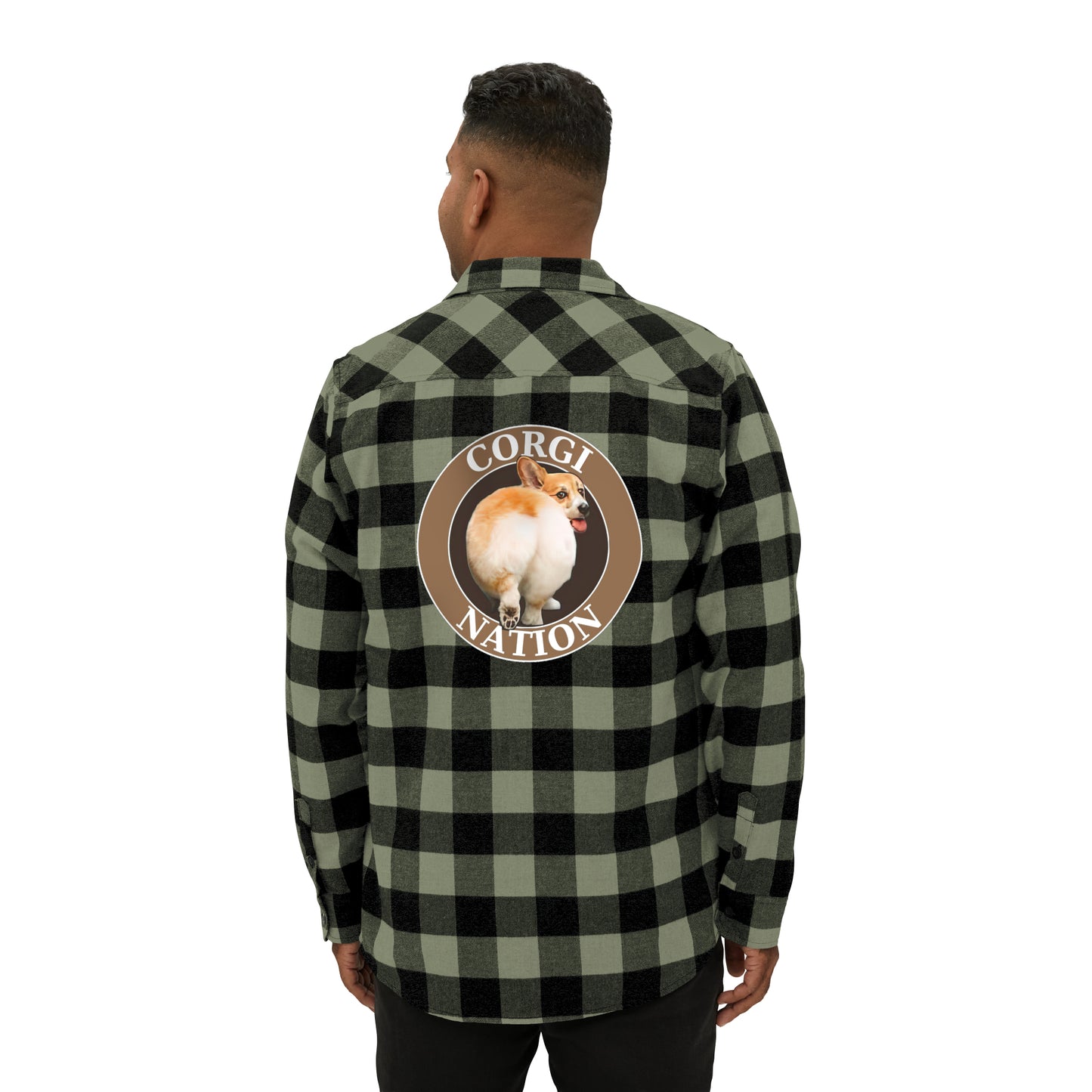 Corgi Nation - Flannel Shirt