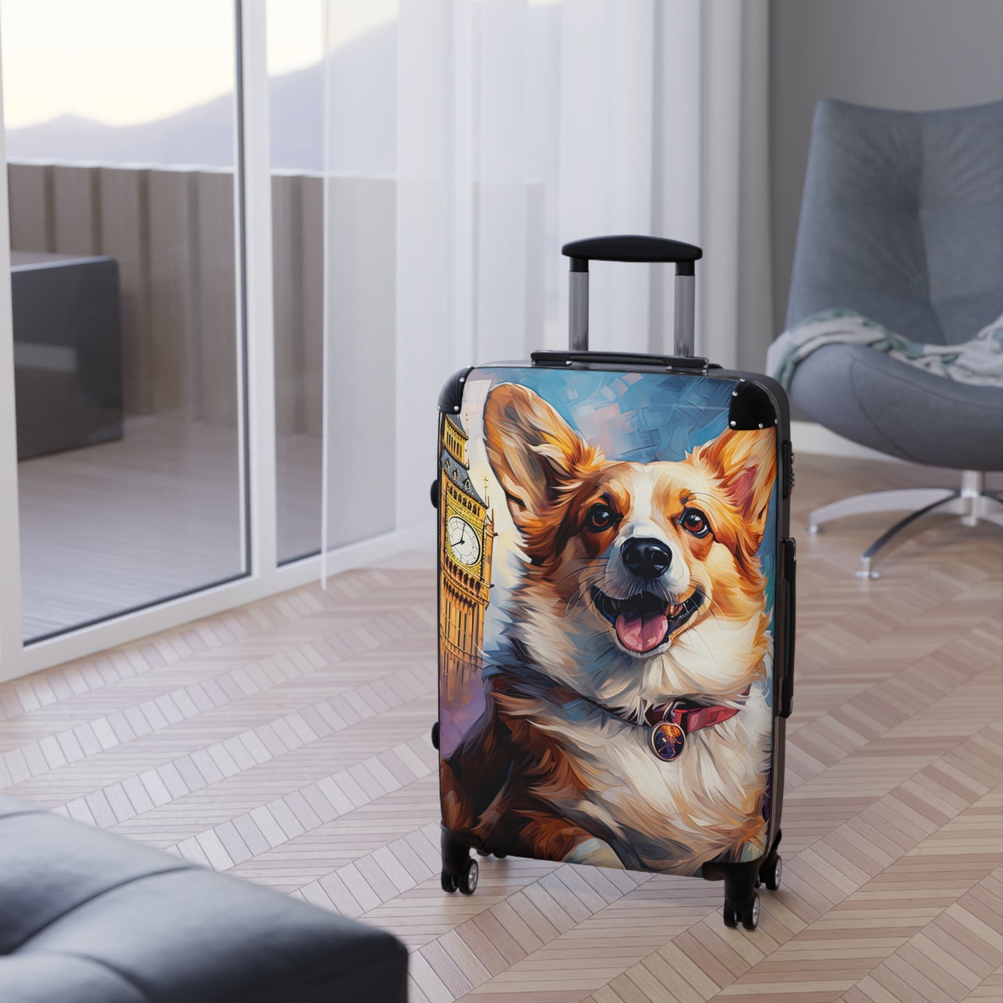 Corgi and Ben - Suitcase