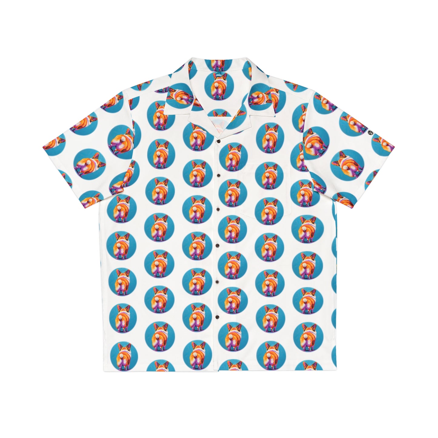 Corgi Butt Hawaiian Shirt