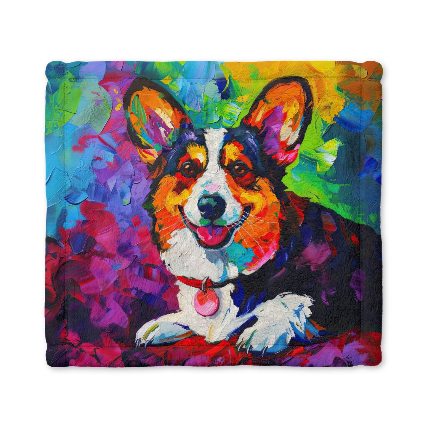 Color Me Corgi Cuddle Blanket