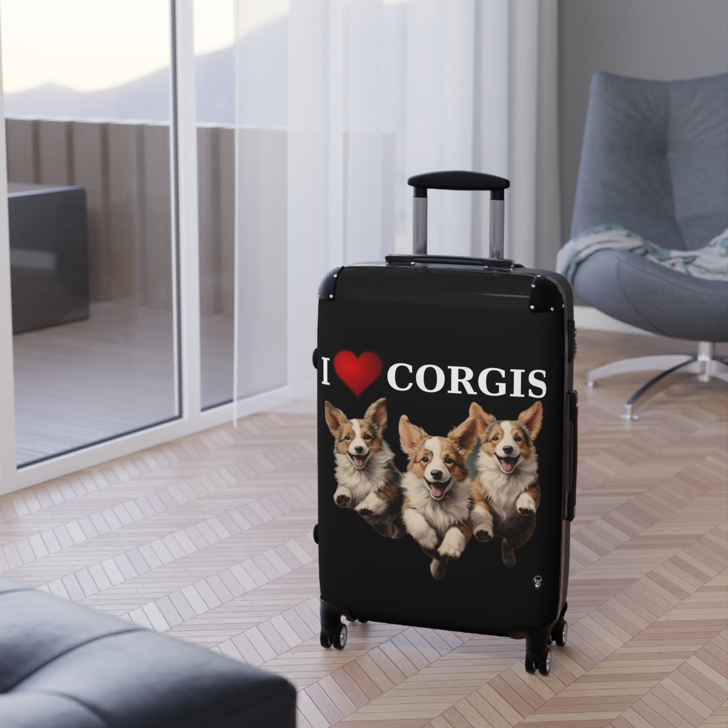 I Heart Corgis - Suitcase
